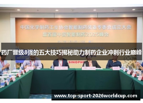药厂晋级8强的五大技巧揭秘助力制药企业冲刺行业巅峰 药厂晋级8强的五大技巧揭秘助力制药企业冲刺行业巅峰